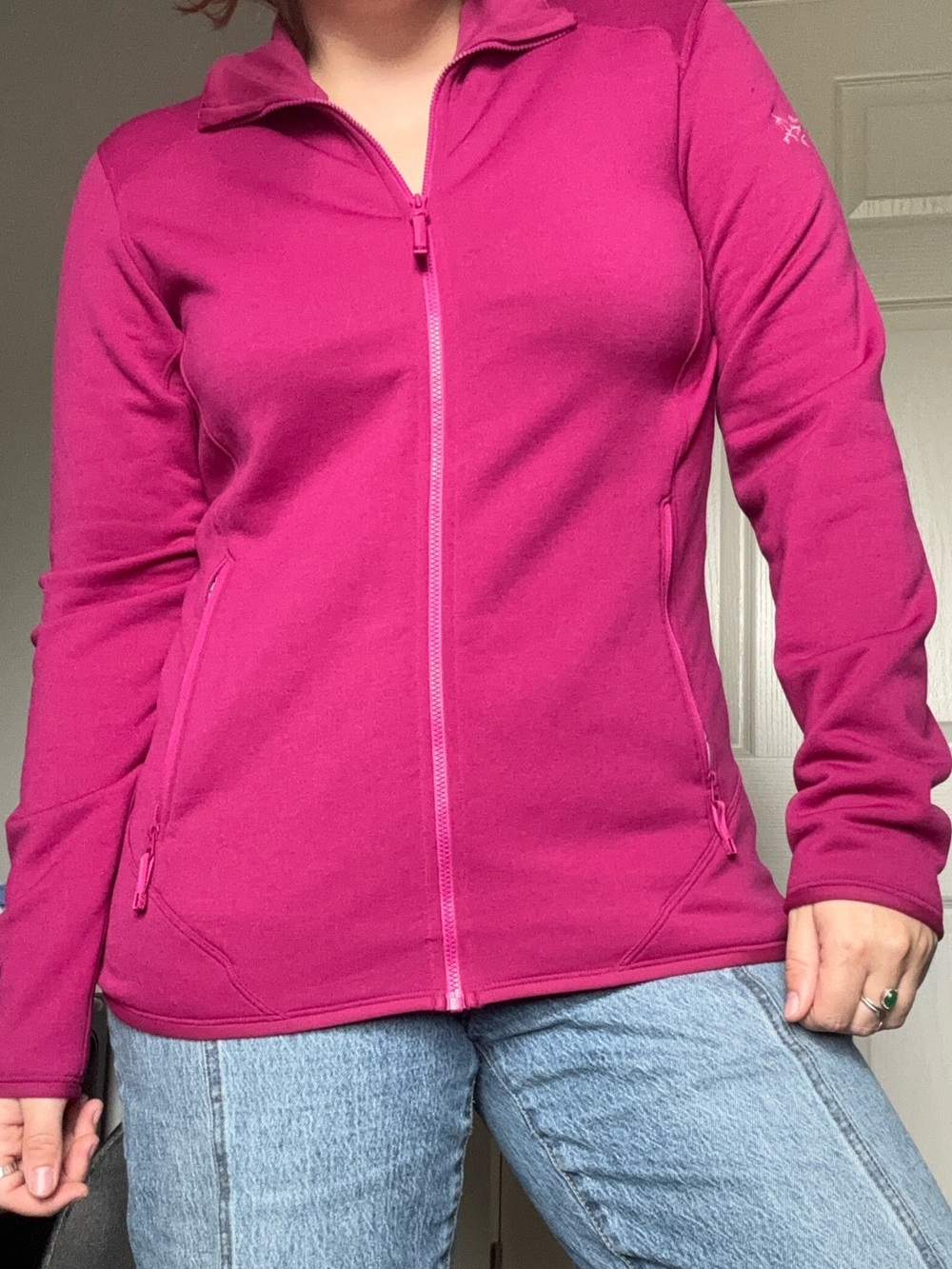 Arc’teryx Fuchsia Full-Zip Fleece Jacket
